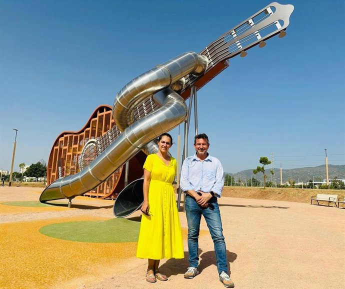 Visita de concejales socialistas del Ayuntamiento de Córdoba al Parque del Flamenco.