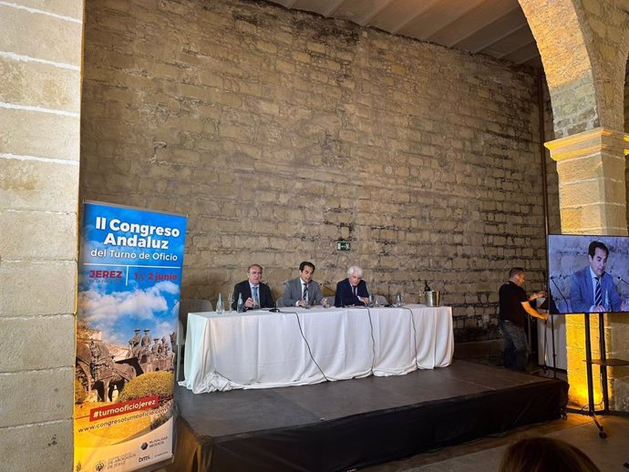 Foto de archivo del consejero de Justicia, José Antonio Nieto, en la inauguración de un congreso sobre el turno de oficio.