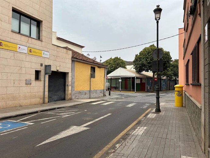 Calle Quintín Benito, donde se llevarán a cabo las obras de mejora de saneamiento del entorno de la Plaza del Cristo