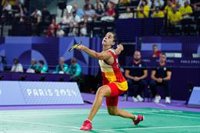 Carolina Marín buscará la final en bádminton contra la china He Bing Jiao