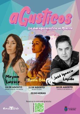 Cartel de los 'aGusticos' de Montilla.