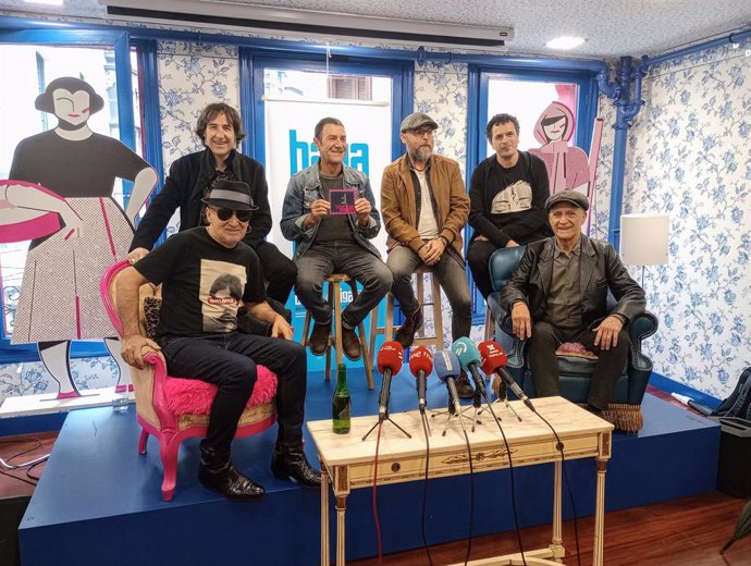 Archivo - El grupo Doctor Deseo en Bilbao en la presentación de su nuevo disco