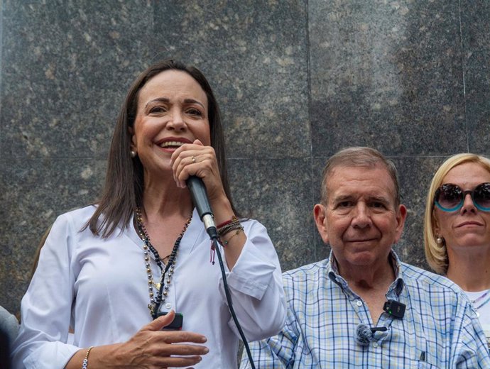 María Corina Machado y Edmundo González