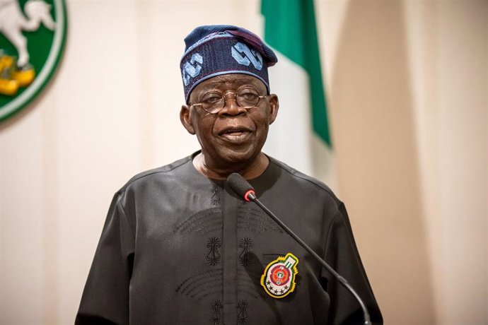 Archivo - El presidente de Nigeria, Bola Ahmed Tinubu