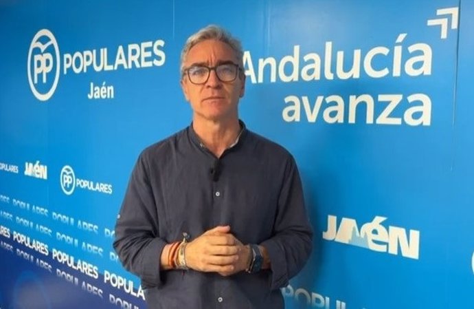 Archivo - El portavoz del PP en la Diputación de Jaén, Luis Mariano Camacho.