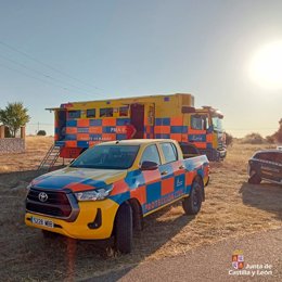 Dispositivo de búsqueda en Moral de Hornuez (Segovia) para tratar de localizar a Teodoro, de 71 años