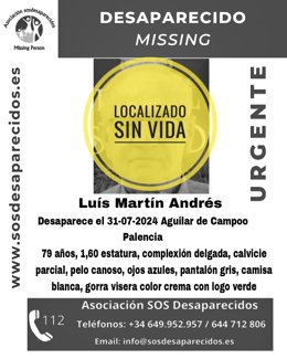 Cartel de aviso desactivado