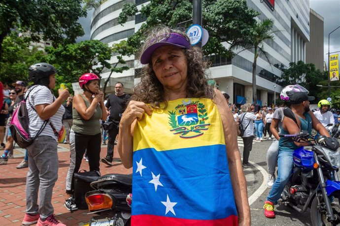 Manifestación de la oposición en Venezuela (archivo)