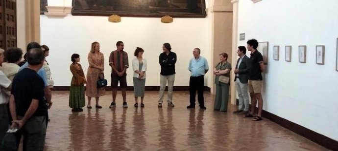 El director general de Cultura, Roberto Iturriaga, ha inaugurado la exposición