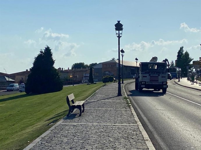 La operación asfalto en Ávila