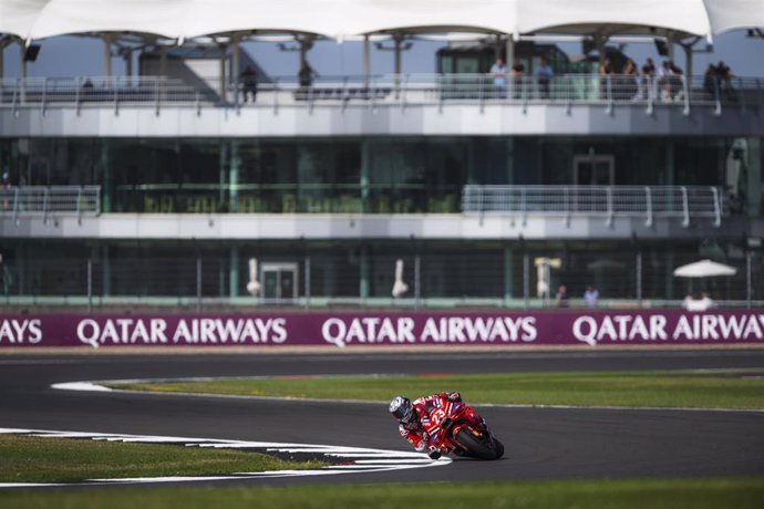 23 BASTIANINI Enea (ita), Ducati Lenovo Team, Ducati Desmosedici GP24, action during the 2024 Moto GP Monster Energy British Grand Prix, German GP, at Silverstone, from August 2 to 4th, in Great Britain - Photo Studio Milagro / DPPI