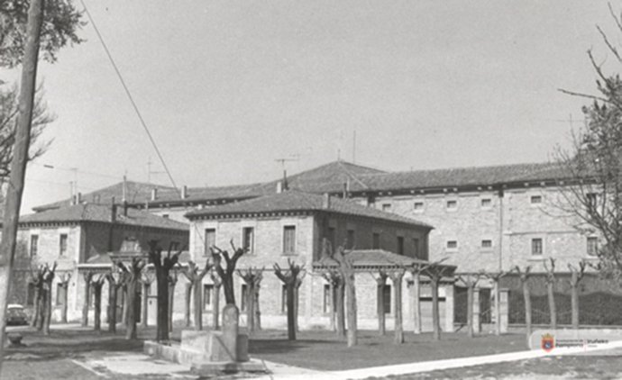 Prisión provincial de la calle San Roque de Pamplona, fotografiada por Eusebio Mina en 1967.