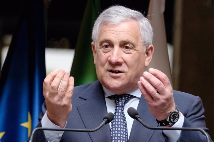 El ministro de Asuntos Exteriores italiano, Antonio Tajani