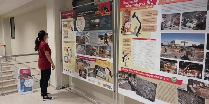 Exposición “Los yacimientos paleontológicos BIC de la provincia de Teruel” en Titania, Riodeva.