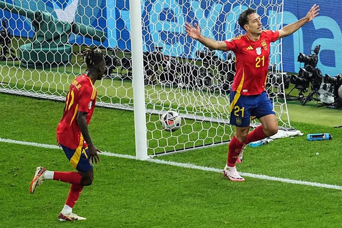 Gol de Mikel Oyarzabal en la final de la Eurocopa 2024