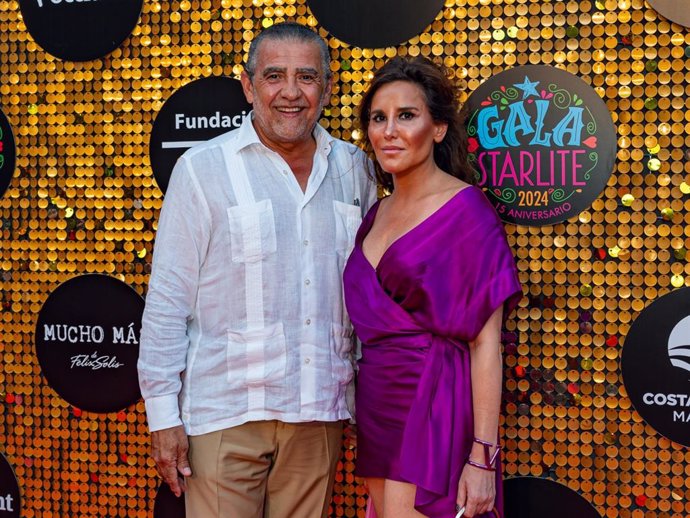 Jaime Martínez-Bordiú y su mujer Marta, durante la XV gala solidaria Starlite en Marbella