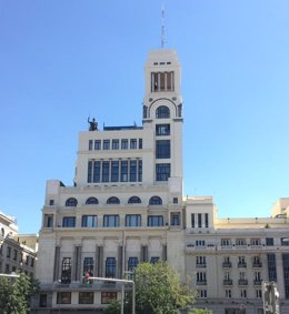 Archivo - El Círculo de Bellas Artes de Madrid inaugura su nueva fachada