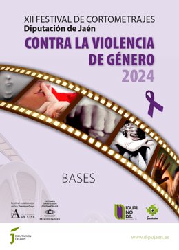 Cartel del Festival de Cortometrajes con las Violencia de Género