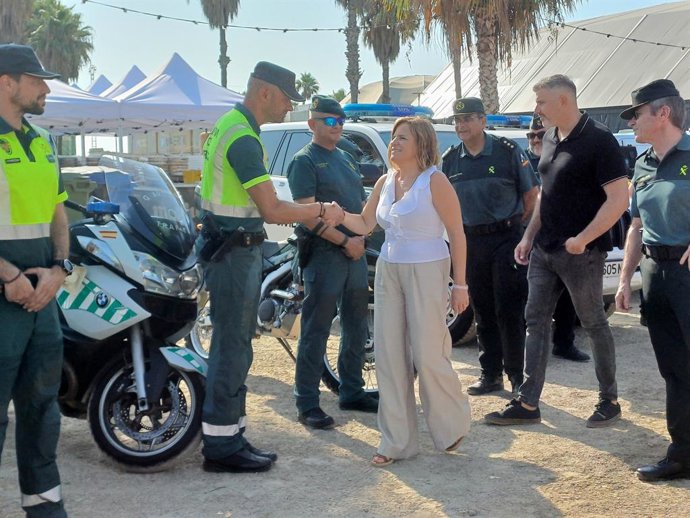 La delegada del Gobierno en la Comunitat Valenciana, Pilar Bernabé, ha presentado esta mañana junto al general jefe de la VI Zona de la Guardia Civil en la Comunitat Valenciana, Arturo Prieto Bozec, el dispositivo de seguridad para la X edición del Medu