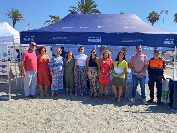 Presentación de la campaña 'Andalucía, mares que saben' con la secretaria general de la Agencia de Gestión Agraria y Pesquera de Andalucía, Margarita Cobos