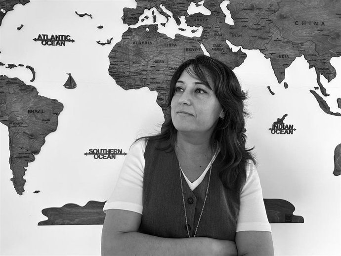 La autora de 'El saqueador de almas. La quod Noctis', Anabel Díaz Miranda.