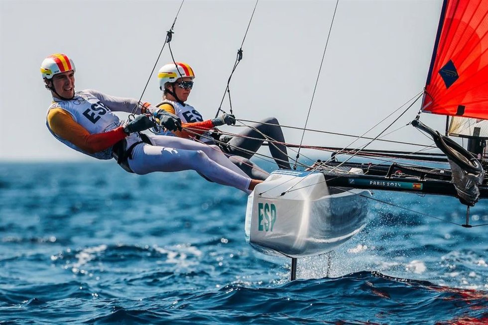 Jornada de vela olímpica en aguas de Marsella Paris 2024