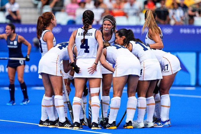 Las jugadoras de la selección femenina de hockey sobre hierba en Paris 2024