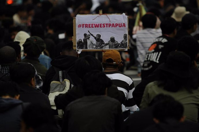 Archivo - Una manifestación a favor de la libre determinación de la provincia indonesia de Papúa