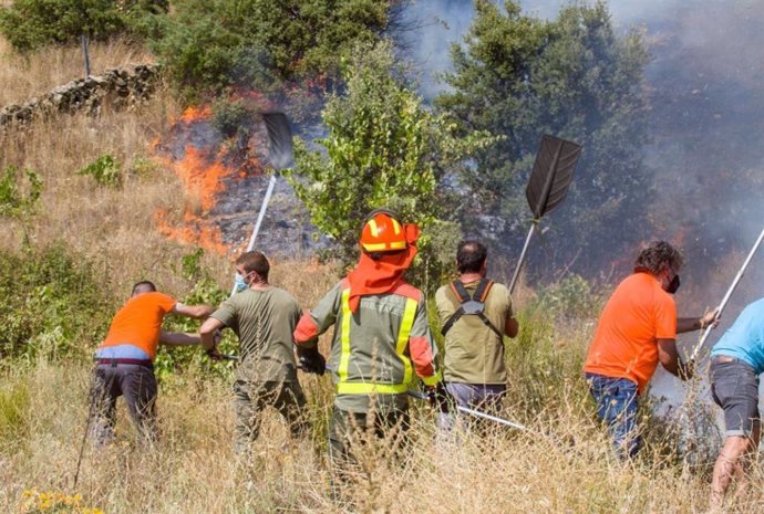 Incendio en El Molar