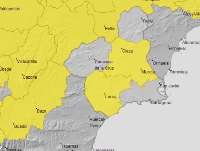 Archivo - Aviso amarillo altas temperaturas