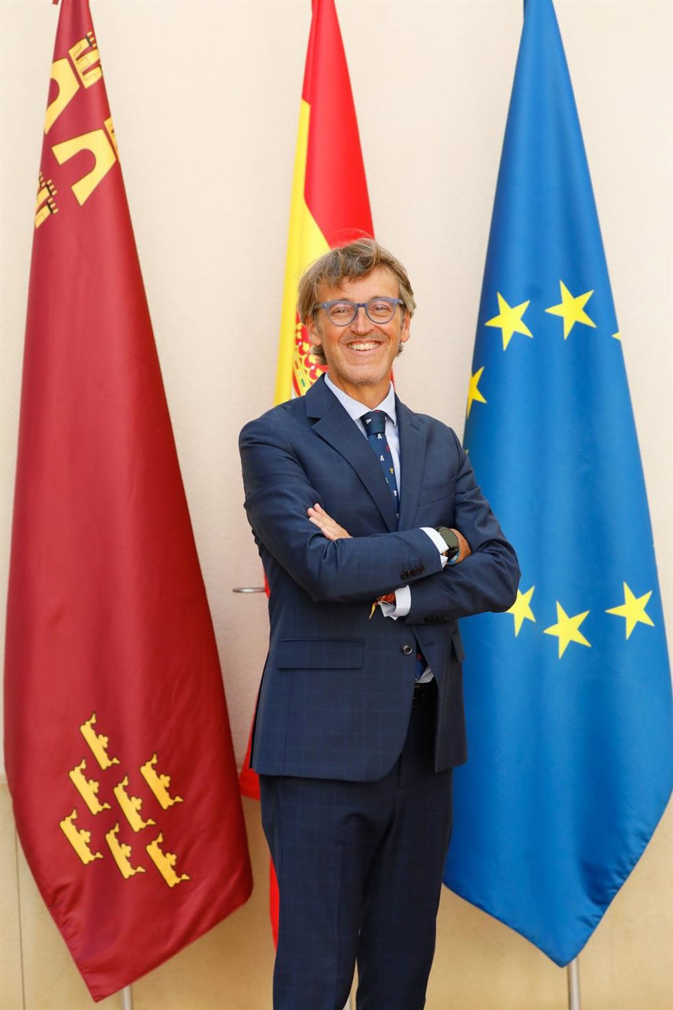 Archivo - El consejero de Economía, Hacienda, Fondos Europeos y Transformación Digital de la Región de Murcia, Luis Alberto Marín