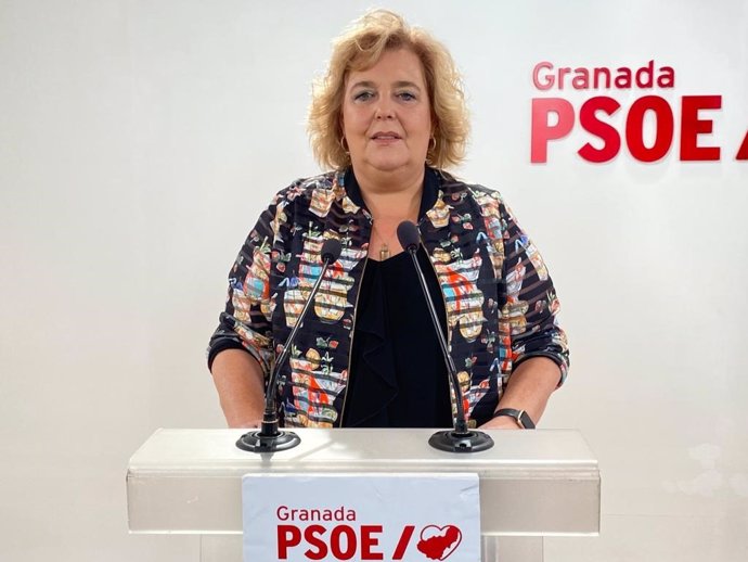 La portavoz del PSOE en la Diputación de Granada, Fátima Gómez