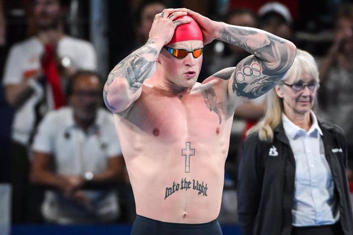 El nadador británico Adam Peaty, en Paris 2024. 