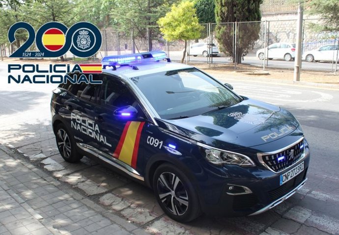 Coche patrulla de la Policía Nacional