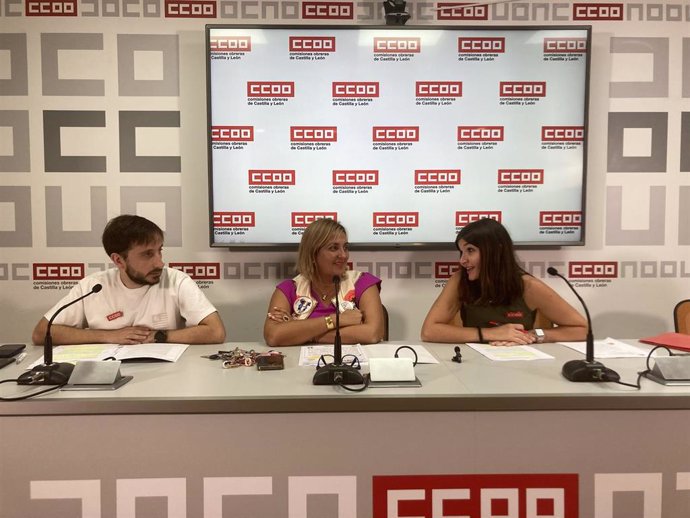 Gonzalo Fermoso, Nieves Noriega y Beatriz Benavente, hoy en rueda de prensa.