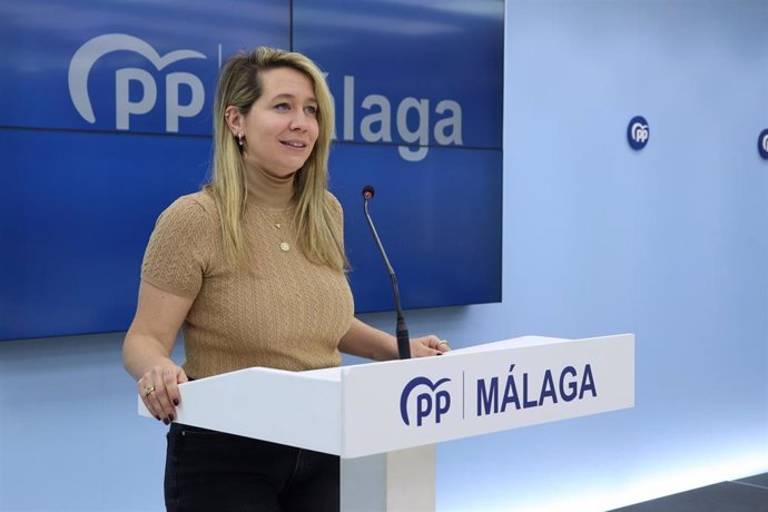 La parlamentaria andaluza por el PP de Málaga y presidenta provincial de Nuevas Generaciones, Jésica Trujillo.