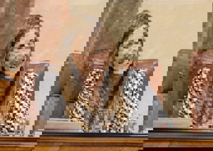 La secretaria de Política Institucional del PSOE-A y vicepresidenta segunda del Parlamento de Andalucía, Irene García, en una imagen de archivo. 