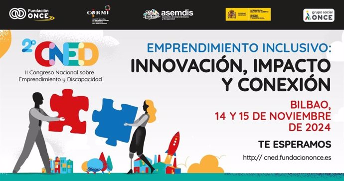 Bilbao acogerá el II Congreso Nacional sobre Emprendimiento y Discapacidad el 14 y 15 de noviembre