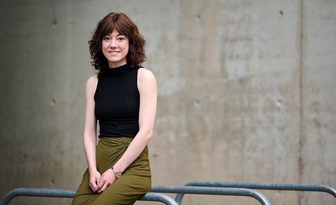 Aitziber Calleja, en la UPNA.