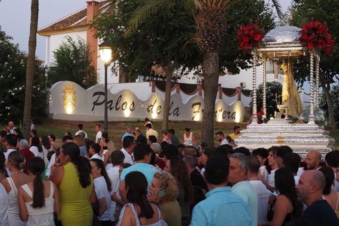 Traslado de la Virgen de los Milagros desde La Rábida a Palos de la Frontera (Huelva).