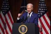 Foto: EEUU.- Biden celebra que la fórmula presidencial de Harris y Walz dará voz a la clase media y trabajadora estadounidense