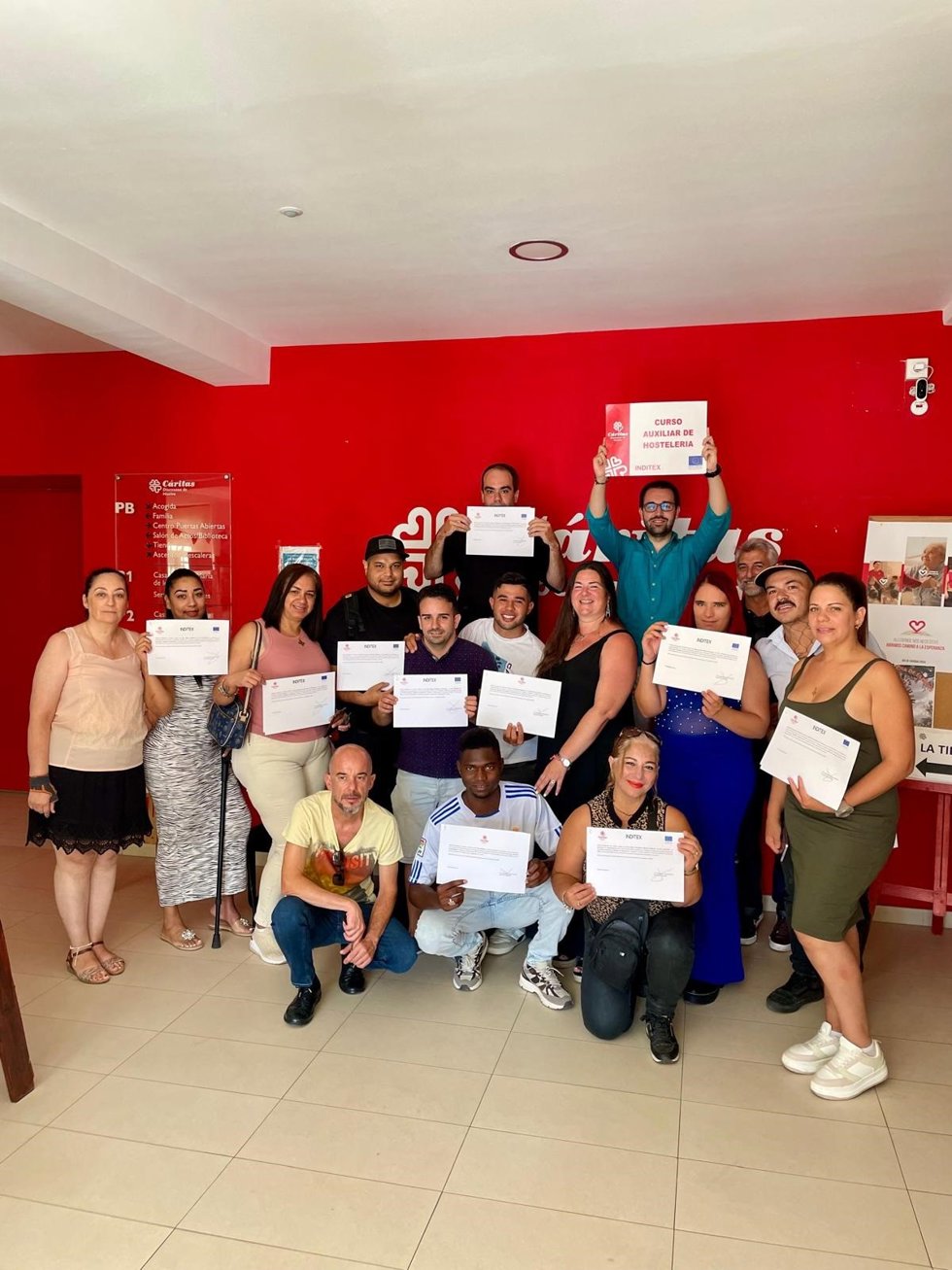 Clausura de los cursos de formación de Cáritas Diocesana de Huelva.