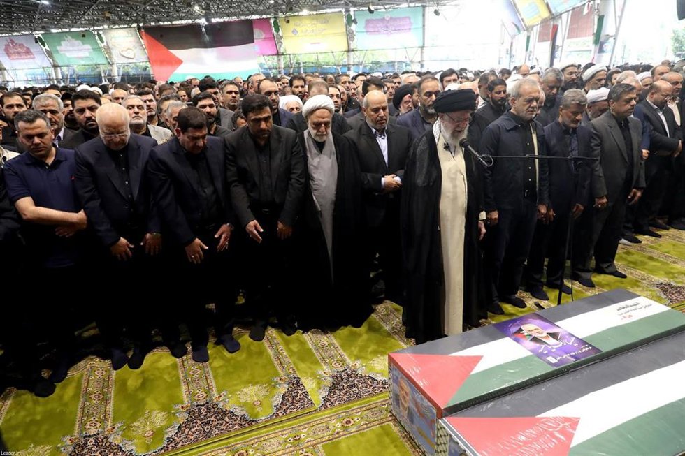 Funeral por el líder político de Hamás, Ismail Haniye, en Teherán