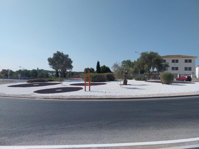 Rotonda de acceso a Génova.