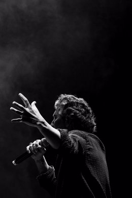 Archivo - El artista Arcángel en la Bienal de Flamenco.