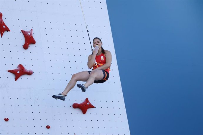 La escaladora Leslie Romero en los Juegos Olímpicos de París 2024