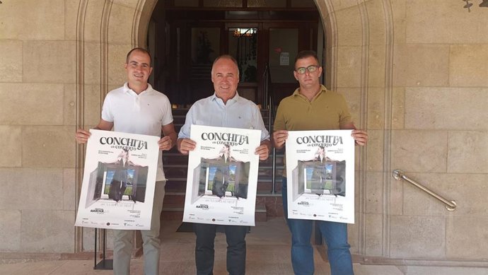 Presentación del concierto de Conchita en el Festival Sabina de Blancas.