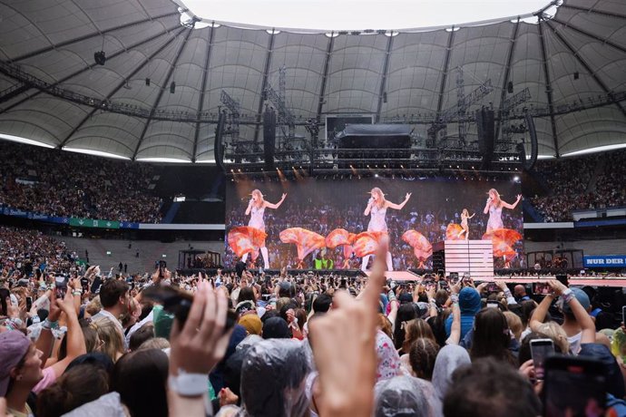 Concierto de la cantante estadounidense Taylor Swift, en Hamburgo