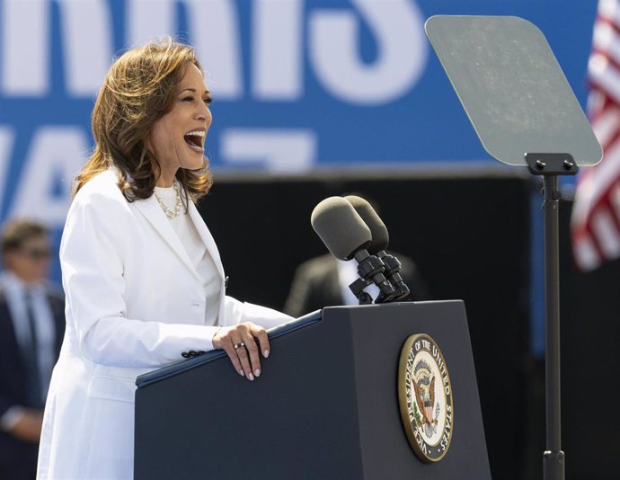 La vicepresidenta de EEUU, Kamala Harris