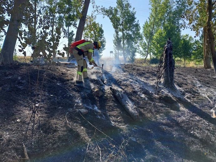 Un total de 40 bomberos de Estonia participan en la extinción de incendios en Castilla-La Mancha y Galicia